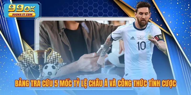 Bảng đối chiếu cách đọc kèo châu Á cùng công thức cược